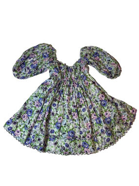 Zimmermann | Dresses | Zimmermann Edie Drop Waist Short Dress Au | Poshmark